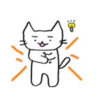 白猫のねこ丸（個別スタンプ：6）