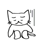 白猫のねこ丸（個別スタンプ：8）