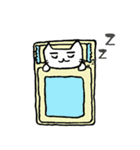 白猫のねこ丸（個別スタンプ：18）