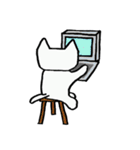 白猫のねこ丸（個別スタンプ：22）