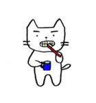 白猫のねこ丸（個別スタンプ：24）