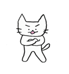 白猫のねこ丸（個別スタンプ：34）