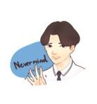 The heart to Mr.Lee (Eng)（個別スタンプ：22）