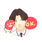 The heart to Mr.Lee (Eng)（個別スタンプ：30）
