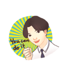 The heart to Mr.Lee (Eng)（個別スタンプ：35）