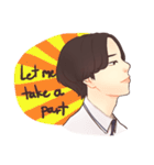 The heart to Mr.Lee (Eng)（個別スタンプ：36）