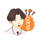 The heart to Mr.Lee (Eng)（個別スタンプ：40）