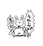 くまとうさぎと。（個別スタンプ：3）