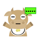 Wow  " Cow "（個別スタンプ：5）