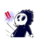 skull here there（個別スタンプ：9）