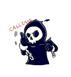 skull here there（個別スタンプ：13）