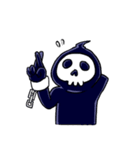 skull here there（個別スタンプ：17）