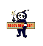 skull here there（個別スタンプ：18）
