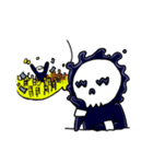 skull here there（個別スタンプ：19）