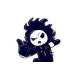 skull here there（個別スタンプ：20）