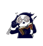 skull here there（個別スタンプ：23）