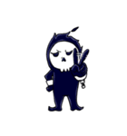 skull here there（個別スタンプ：24）