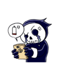 skull here there（個別スタンプ：39）