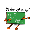 自我を持ったニヒルな黒板（個別スタンプ：12）
