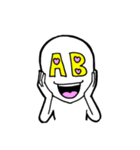 AB型人間（個別スタンプ：33）