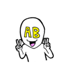 AB型人間（個別スタンプ：37）