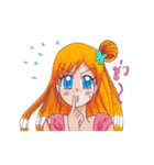 Dreamy Girl with her Friends（個別スタンプ：7）