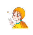Dreamy Girl with her Friends（個別スタンプ：40）