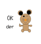 M Ja Monkey＆Naughty Mouse（個別スタンプ：1）