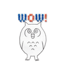 ステッチ文字×手描き動物（個別スタンプ：28）