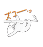 ステッチ文字×手描き動物（個別スタンプ：31）