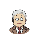 ツーさんとダバエタ部長のスタンプ（個別スタンプ：1）