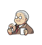 ツーさんとダバエタ部長のスタンプ（個別スタンプ：11）