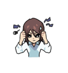 ツーさんとダバエタ部長のスタンプ（個別スタンプ：33）