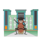 Daily Life of Cockroach（個別スタンプ：10）