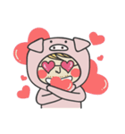 The Rabbit and Piggy（個別スタンプ：3）