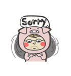 The Rabbit and Piggy（個別スタンプ：5）