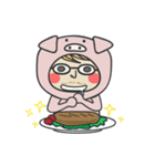 The Rabbit and Piggy（個別スタンプ：13）
