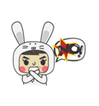 The Rabbit and Piggy（個別スタンプ：14）