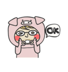 The Rabbit and Piggy（個別スタンプ：16）