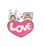 The Rabbit and Piggy（個別スタンプ：26）