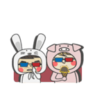 The Rabbit and Piggy（個別スタンプ：27）