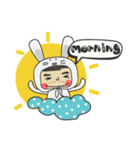 The Rabbit and Piggy（個別スタンプ：35）