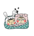 The Rabbit and Piggy（個別スタンプ：39）