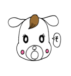 犬の太郎とまつげ！！第1段（個別スタンプ：2）
