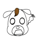 犬の太郎とまつげ！！第1段（個別スタンプ：4）