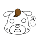 犬の太郎とまつげ！！第1段（個別スタンプ：6）