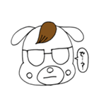 犬の太郎とまつげ！！第1段（個別スタンプ：37）