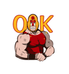 Baboon Wrestling Man（個別スタンプ：6）