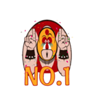 Baboon Wrestling Man（個別スタンプ：17）