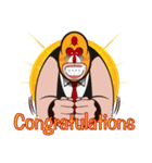 Baboon Wrestling Man（個別スタンプ：23）